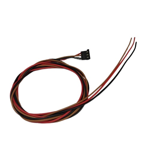 3 Pin Black Relimate Female 252 One Side Open 2.54mm 620mm Length (Jumper Wire Connector Cable for PCB and Electronic Projects) image 1