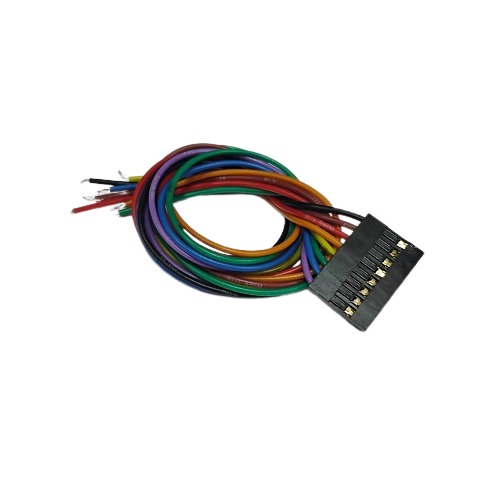 8 Pin 257 2.54mm Female Housing with 280mm Wire (Connector Cable Assembly for PCB and Electronic Applications) image 1