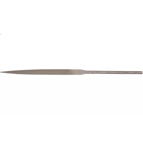 160mm Black Cut Flat Needle File image 2