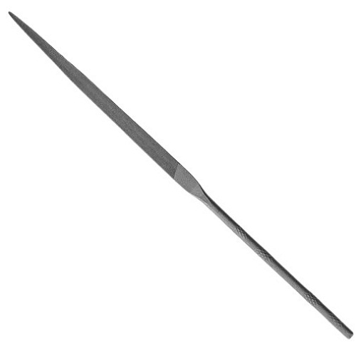 160mm Black Cut Flat Needle File image 1