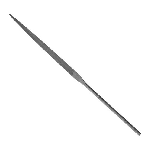 175mm Black Cut Flat Needle File image 1