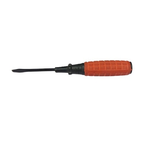 5 × 135mm Slotted Flathead Screwdriver with Ergonomic Soft Grip image 1