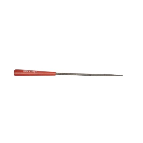 140mm Mini Round File with Red Handle image 1