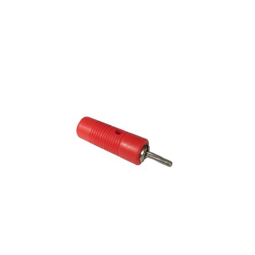 2mm Banana Plug Connector with Cross Hole 10A Red Test Connector (2mm Banana Plug) image 1