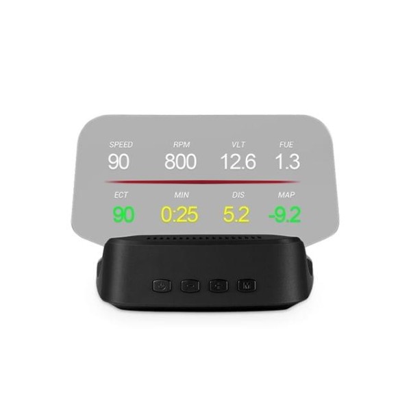 C2 Car HUD Head-up Display GPS Digital Meter Water Temperature / Voltage / Speed image 1