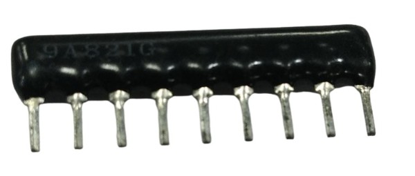 820E - 9 PIN Resistor Network SIP image 1