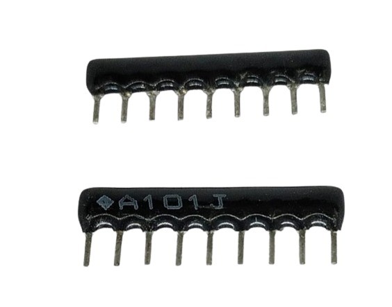 100E - 9 PIN Resistor Network SIP image 1
