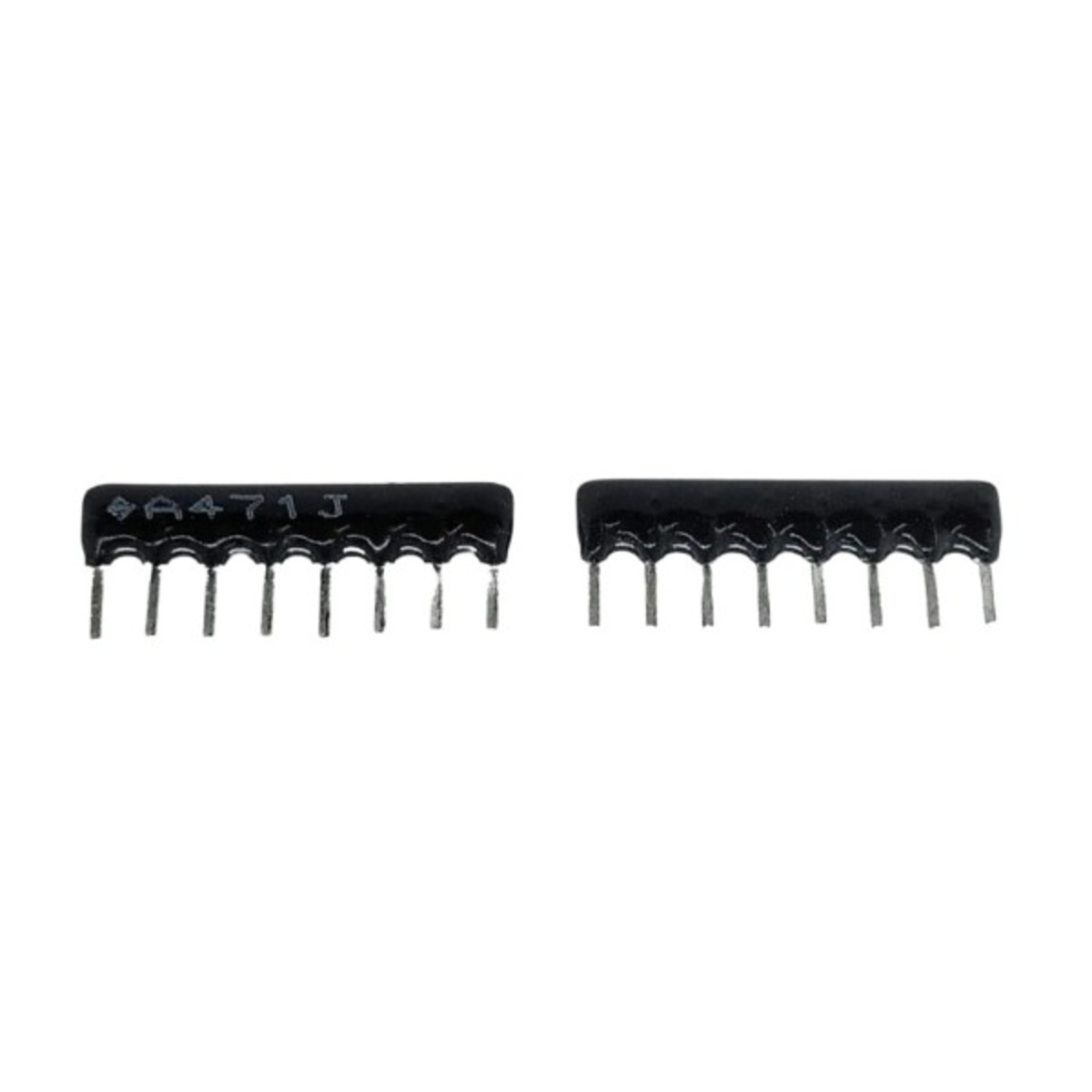 470 Ohm 8 Pin Resistor Network SIP (470E Single Inline Package Resistor Network) image 1