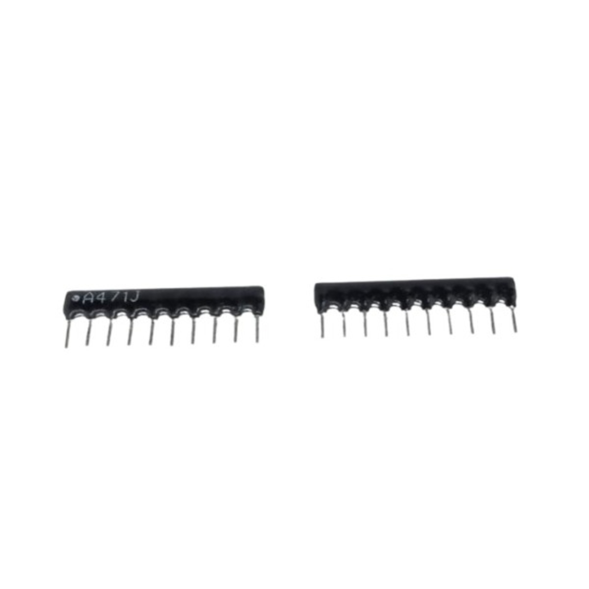 470 Ohm 10 Pin Resistor Network SIP (470E Single Inline Package Resistor Network) image 1