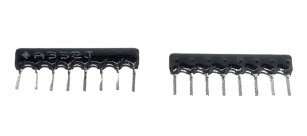 3.3K Ohm 8 PIN Resistor Network SIP image 1