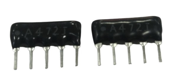 4.7K Ohm 5 PIN Resistor Network SIP image 1