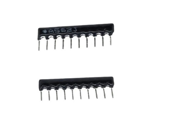 5.6K Ohm 10 PIN Resistor Network SIP   image 1