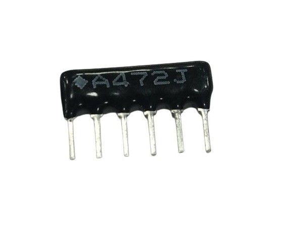 4.7K Ohm 6 PIN Resistor Network SIP image 1