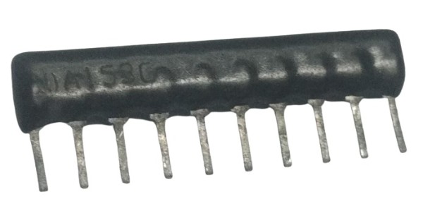 15K Ohm 10 PIN Resistor Network SIP  image 1