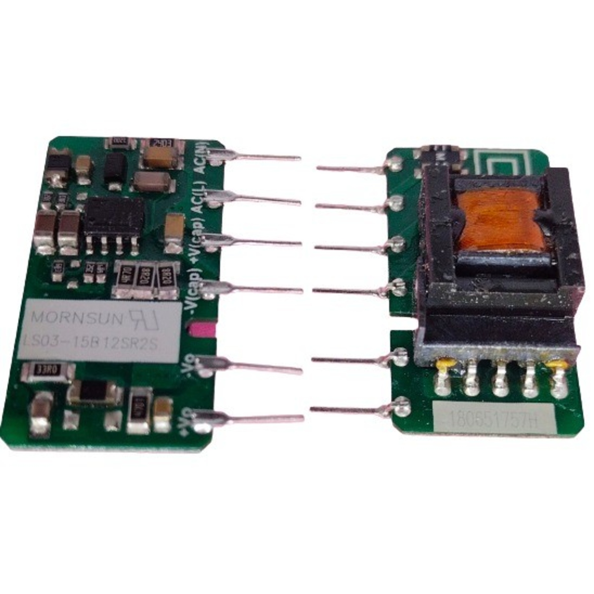 LS03-15B12SR2S 85VAC-305VAC to 12V 250mA 3W Isolated AC-DC Converter Module (Mornsun LS03-15B12SR2S) image 1