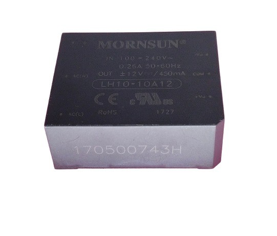 LH10-10A12 100-240VAC to Dual Output +12V and -12V 10W AC to DC Converter Mornsun (LH1010A12) image 1