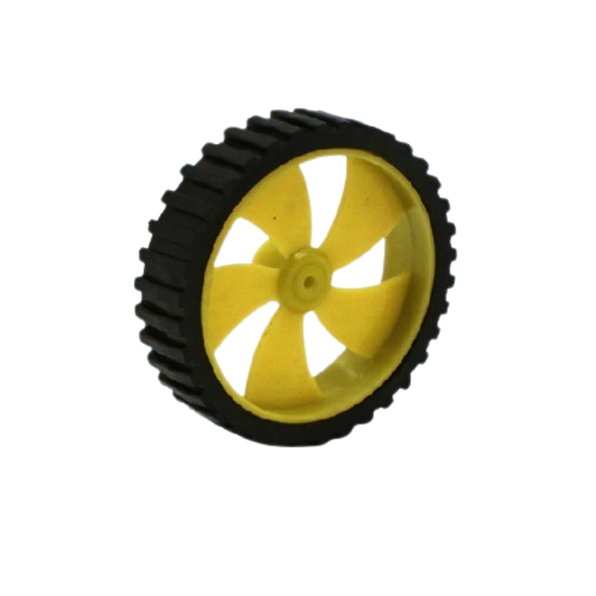 Robotic DC Small 4512 Wheel 4.5cm x 1.2cm (45mm Robot Wheel) image 1