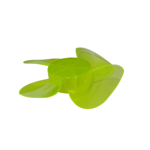 90mm Four Blade Mini Propeller Toy Fan for DC Motor (Lightweight Plastic Propeller for DIY and Robotics Applications) image 1