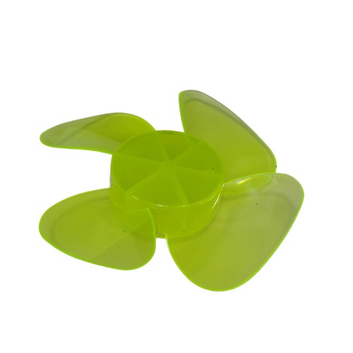 90mm Four Blade Mini Propeller Toy Fan for DC Motor (Lightweight Plastic Propeller for DIY and Robotics Applications) image 2