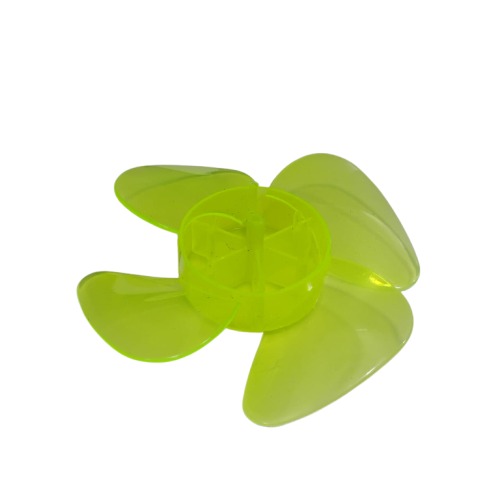 90mm Four Blade Mini Propeller Toy Fan for DC Motor (Lightweight Plastic Propeller for DIY and Robotics Applications) image 3