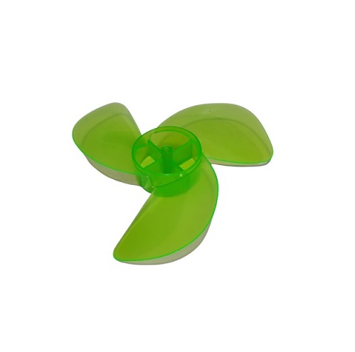 90mm Three Blade Mini Propeller Toy Fan for DC Motor (Lightweight Plastic Propeller for DIY and Robotics Applications) image 3