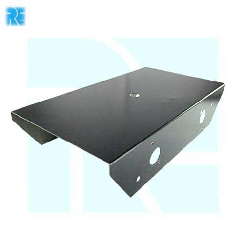 4 Wheel Metal Black Chassis Only for Robotic DIY Car image 1