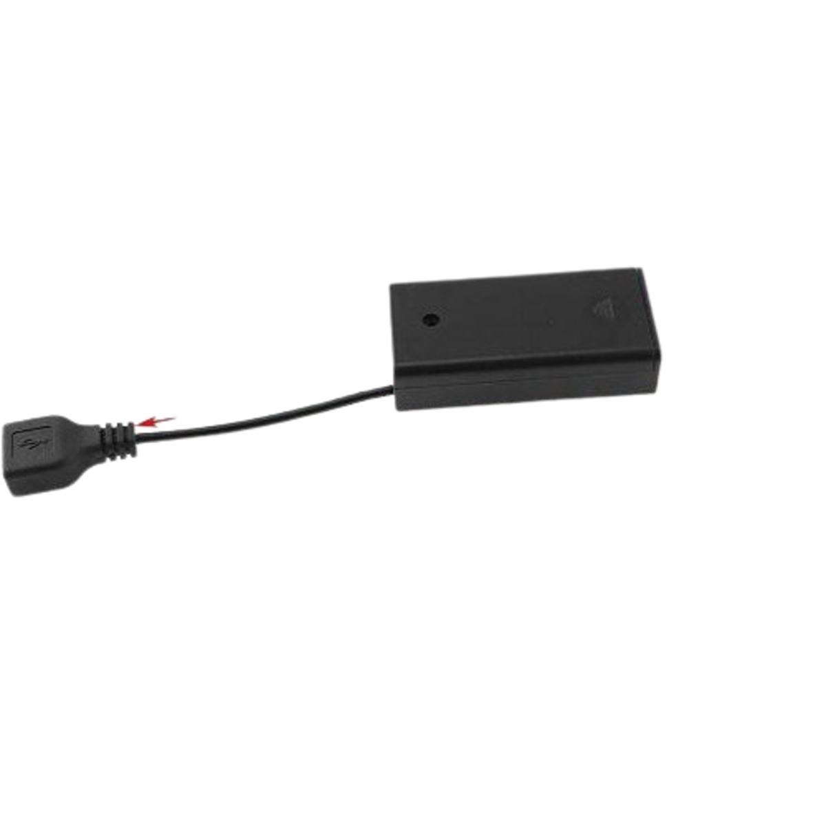2 x AA Battery Holder Box with USB Female Plug, On-Off Switch and Cover (3V Battery Case) image 5
