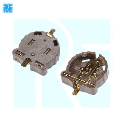 CR1220 SMD Brown Gold Plated Battery Holder   image 2
