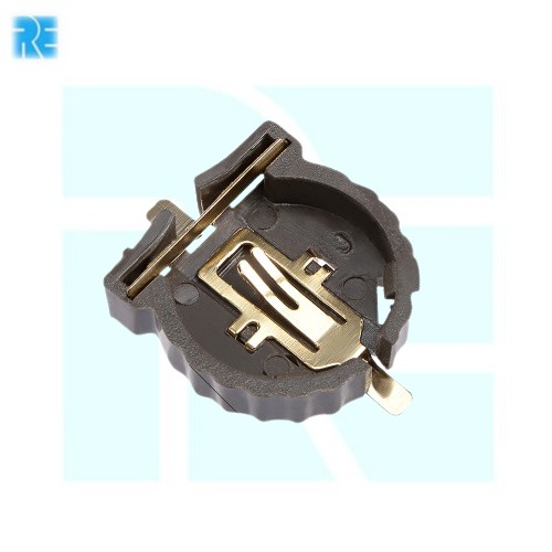 CR1220 SMD Brown Gold Plated Battery Holder   image 1