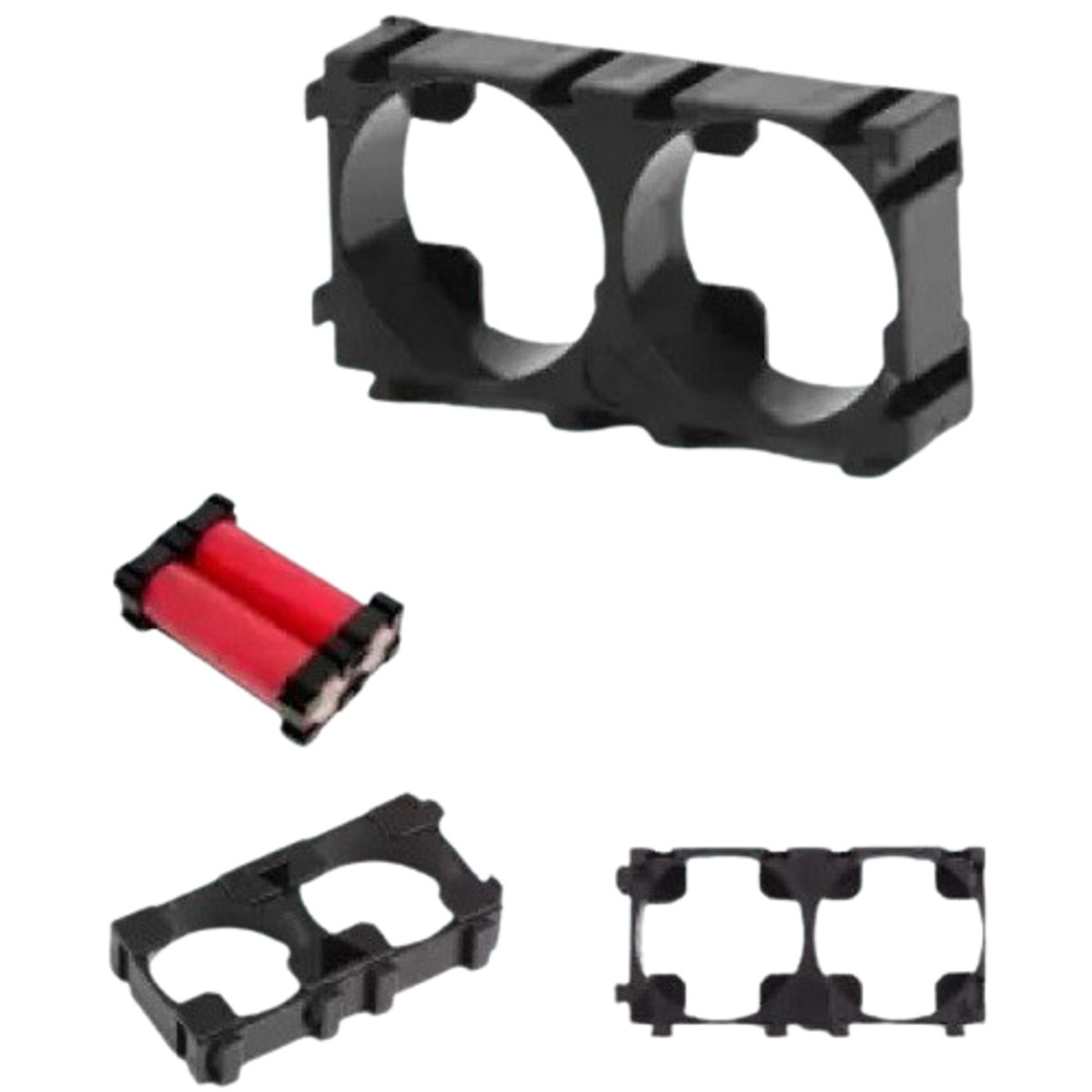 18650 x 2 Battery Cell Spacer Holder (ABS/PC Battery Pack Spacer) image 3