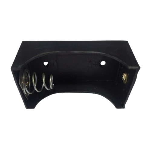 Single D Type Battery Holder with Solder Tag Connections (Open Plastic Battery Holder) image 2