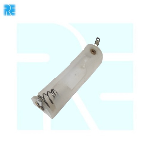 AA Plastic Battery Holder For 1 cell White   image 1