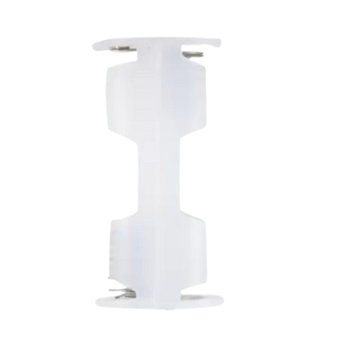 2 x AA White Plastic Battery Holder (2 Cell Open Battery Holder)