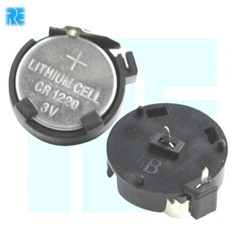 CR1225/CR1220 Leaf Spring Contact Coin Cell Battery Holder image 4