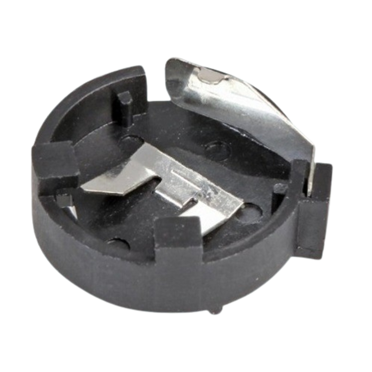 CR1225 / CR1220 Leaf Spring Contact Coin Cell Battery Holder (12mm PCB Mount Holder)