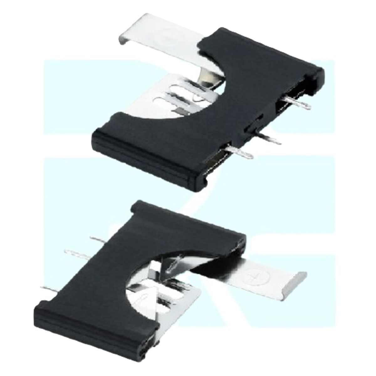 CR2032 3V Vertical PCB Mount Battery Holder (Coin Cell Battery Socket) image 3