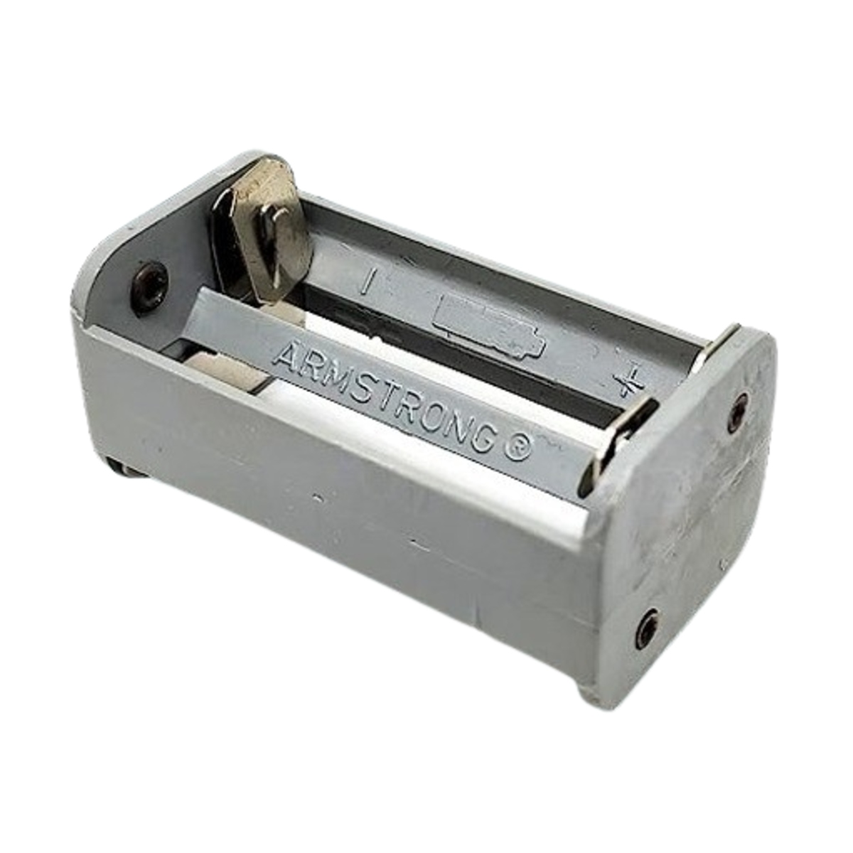 4 x AA Grey Bakelite Battery Holder with 9V Snap Connector (4 Cell Battery Holder)