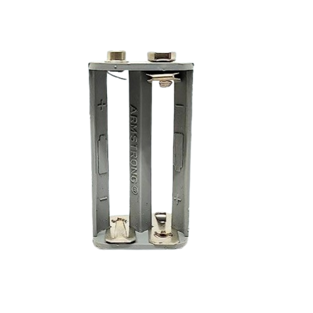 4 x AA Grey Bakelite Battery Holder with 9V Snap Connector (4 Cell Battery Holder) image 3