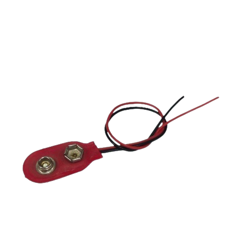 9V Red Armstrong Battery Snap Connector with Wire Leads (Battery Clip Connector) image 3