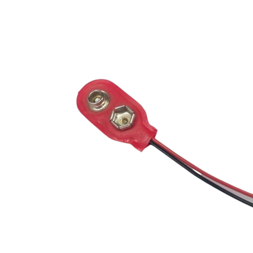 9V Red Armstrong Battery Snap Connector with Wire Leads (Battery Clip Connector) image 4