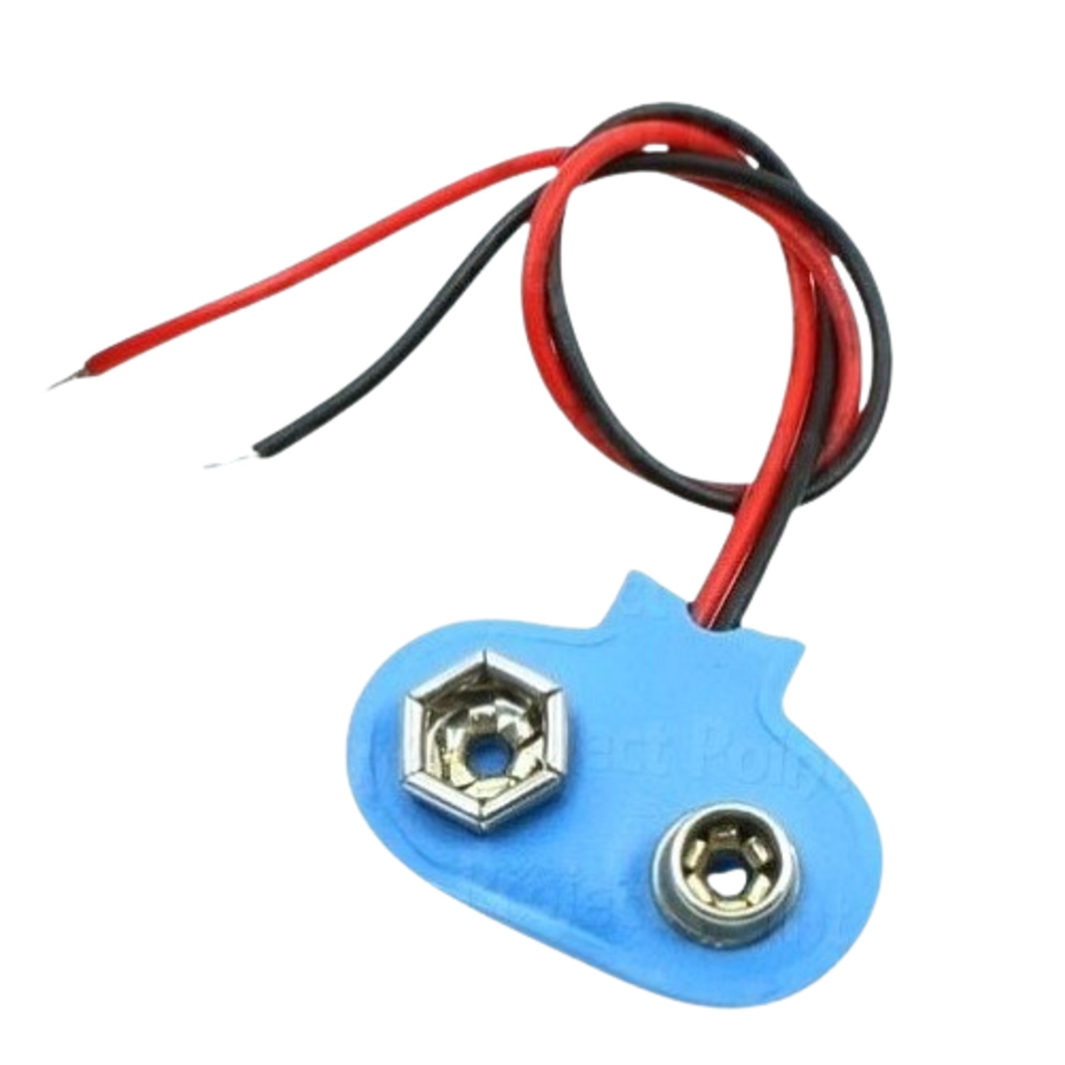 9V Blue Battery Snap Connector with Wire Leads (PP3 Battery Clip Connector) image 2