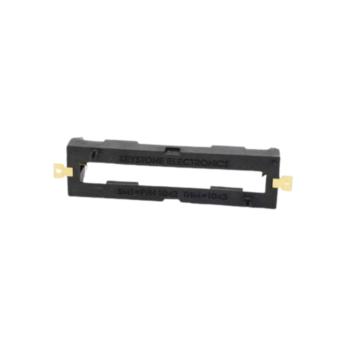 18650 SMD/SMT Single Battery Holder (Gold-Plated PCB Mount Battery Holder) image 4
