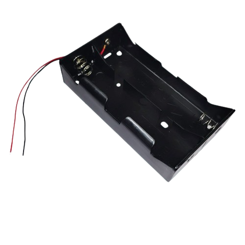4 x D Type Battery Holder with 130mm Wire Leads (6V Battery Holder)