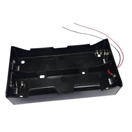 4 x D Type Battery Holder with 130mm Wire Leads (6V Battery Holder) image 3