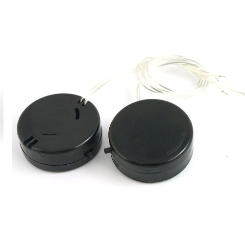 2 × CR2032 Button Cell Battery Holder with ON/OFF Switch and Wire Leads – 6V (Black) image 3