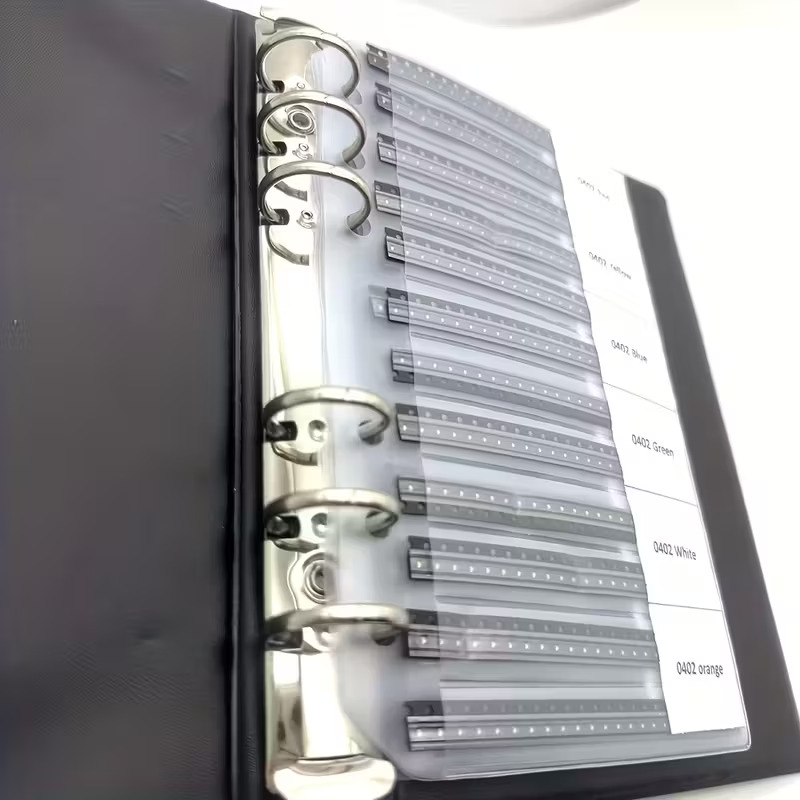 LED Light Emitting Diode Sample Book 1200 Pieces, 0402 0603 0805 1206 image 3
