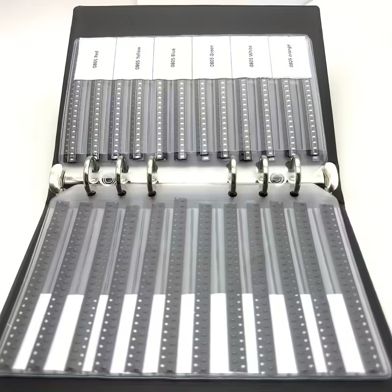 LED Light Emitting Diode Sample Book 1200 Pieces, 0402 0603 0805 1206 image 4
