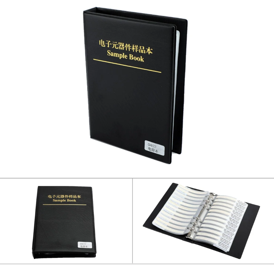 0402 SMD Ceramic Capacitor Sample Book 4000PCS (80 Values 0.5pF-2.2uF x 50 Pieces) image 2