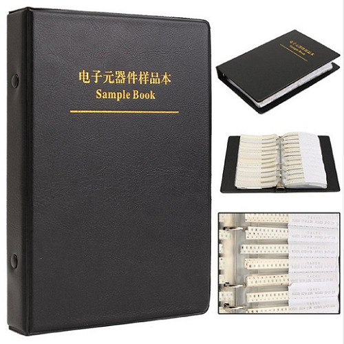 0201 Capacitor Kit Sample Book 51 Values 50 Each Total 2550 Pieces image 2