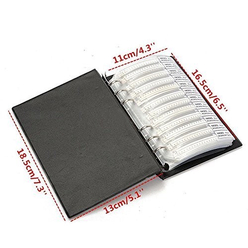 Capacitor 0805 (0.5pF-10uF) 92 Value x 50pcs = 4600pcs SMD SMT Capacitor Combo Sample Book Kit image 1